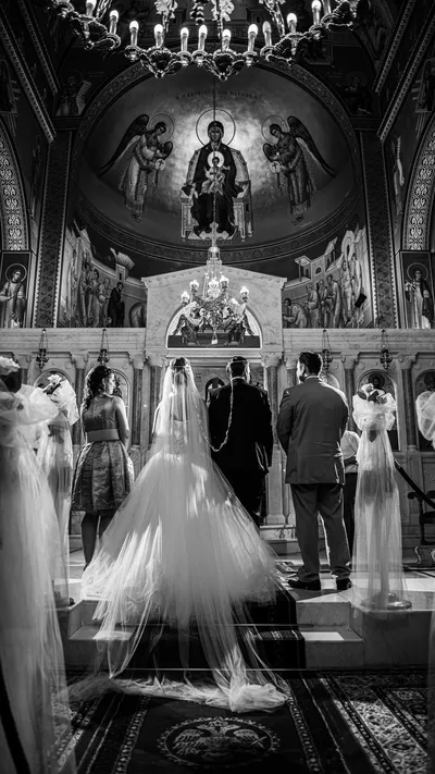 Braut und Brautvater - kirchliche Trauung